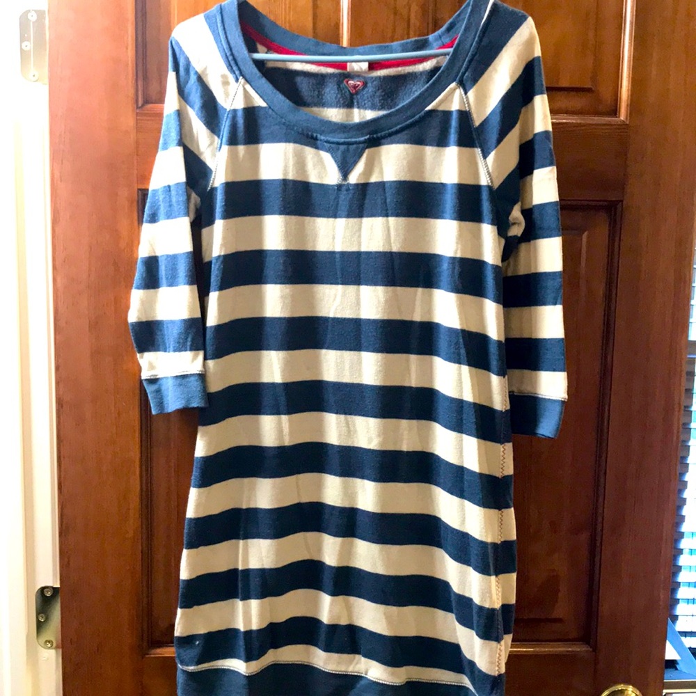 Fleece sweater dress